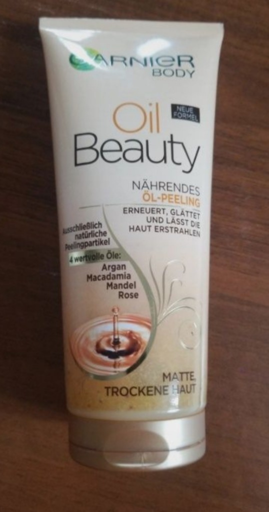 Garnier body oil beauty peeling Małogoszcz Kup teraz na Allegro