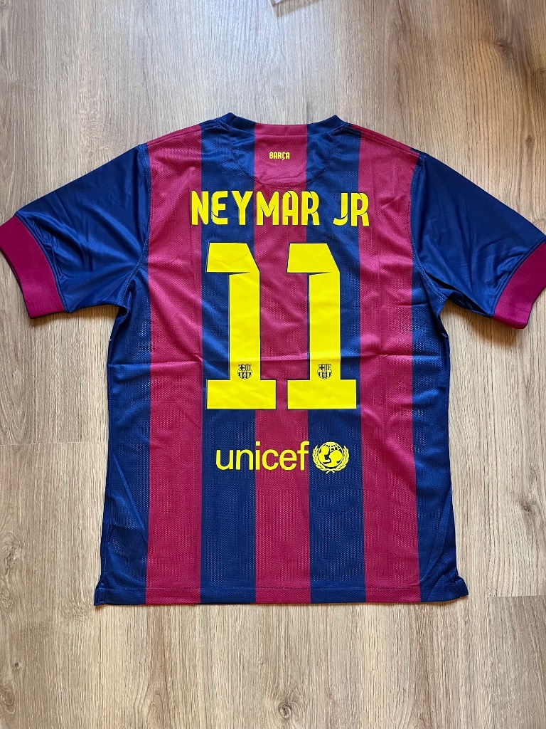 14-15 FCBarcelona NEYMAR JR Tシャツ Koszulka Piłkarska Fc Barcelona Home Retro 14/15 Nike #11