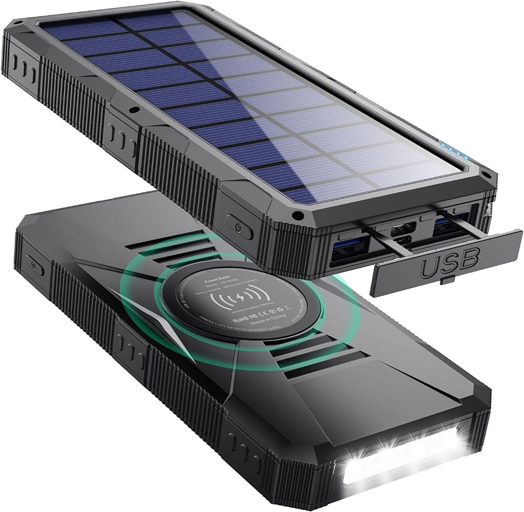 Powerbank Solarny 30800 mAh czarny Warszawa Kup teraz na Allegro