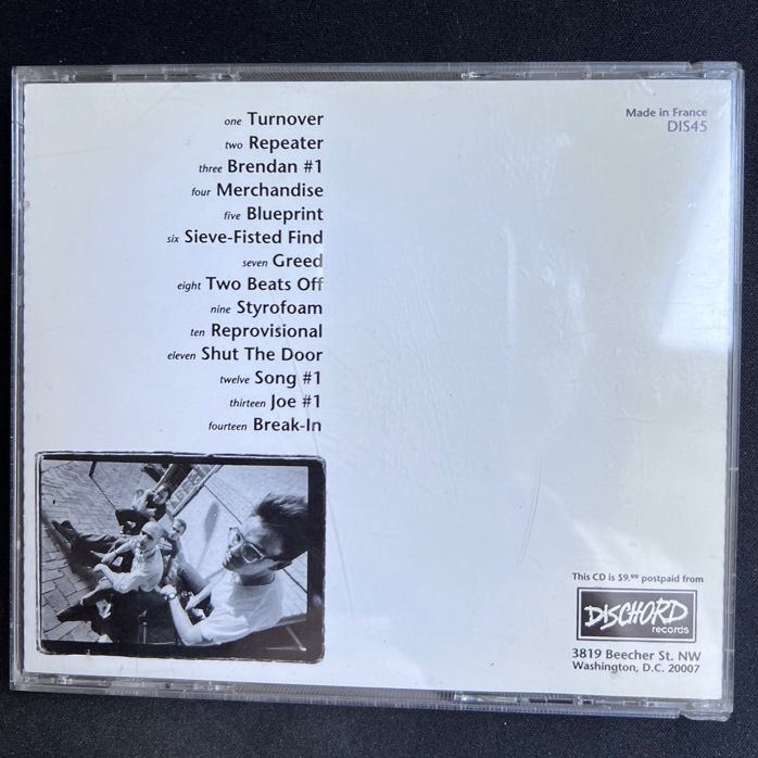 FUGAZI REPEATER + 3 SONGS CD DISCHORD 45 Szczecin Kup teraz na