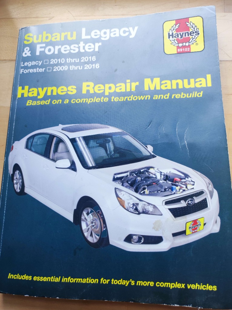 Subaru Legacy & Forester 2009-016 Haynes Publishing