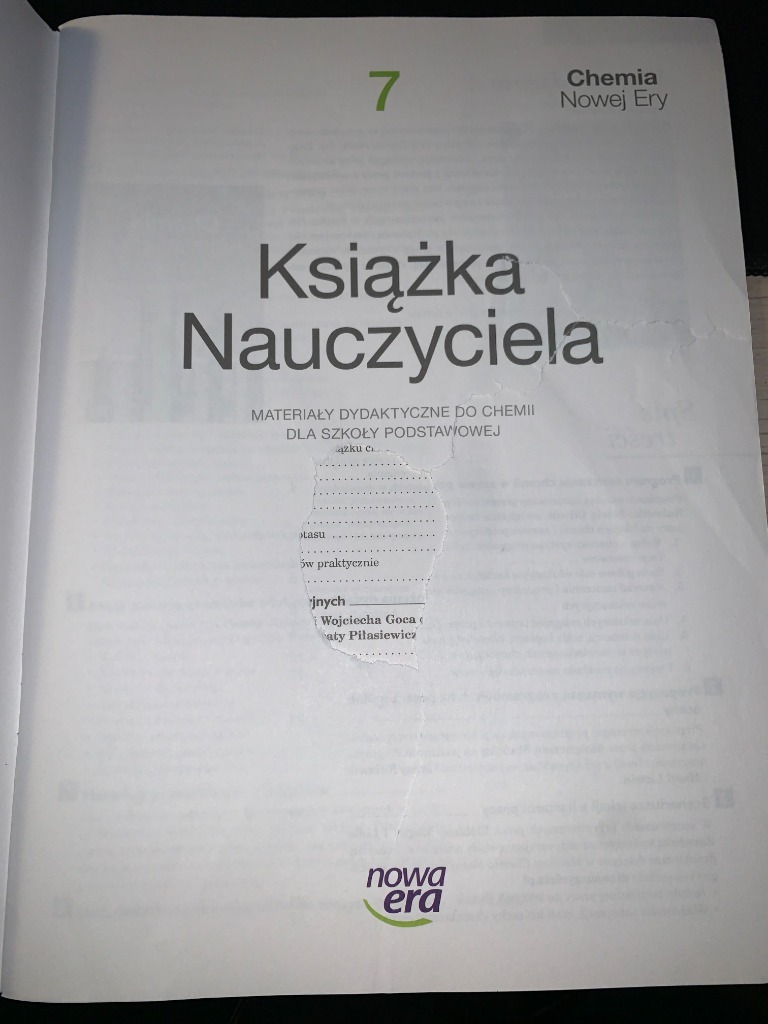 Chemia Nowej Ery 7 Podręcznik Pdf