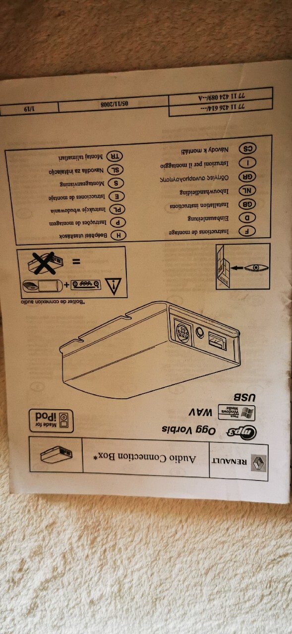 Radio Renault scenic 2 update list +connection box Łódź Kup teraz na Allegro Lokalnie