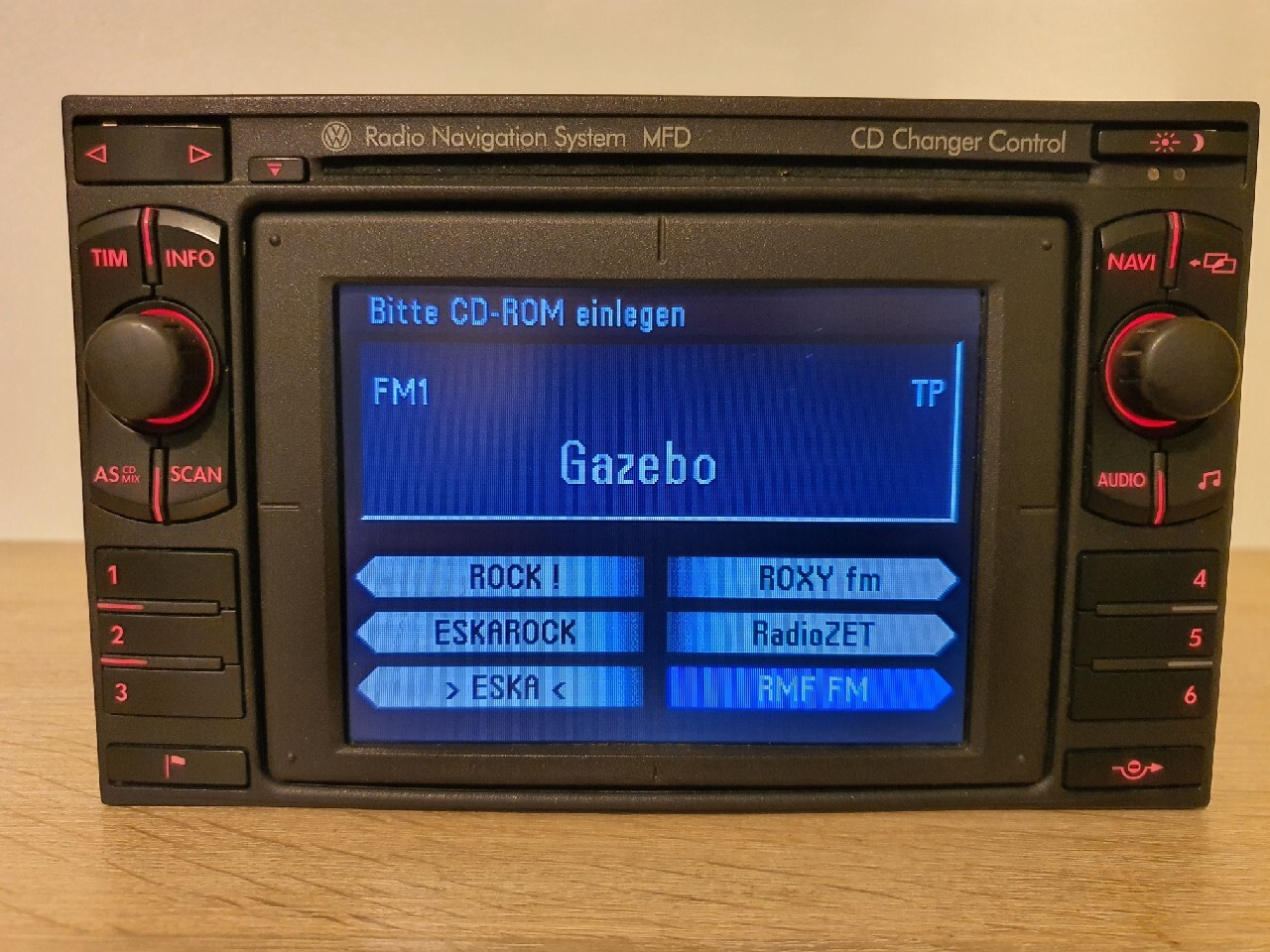 Radio navigation system MFD Volkswagen VW +kod Parzymiechy Kup