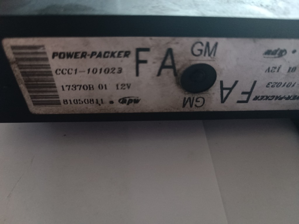 БЛОК КЕРУВАННЯ ДАХУ ASTRA G КАБРІО 81050797 