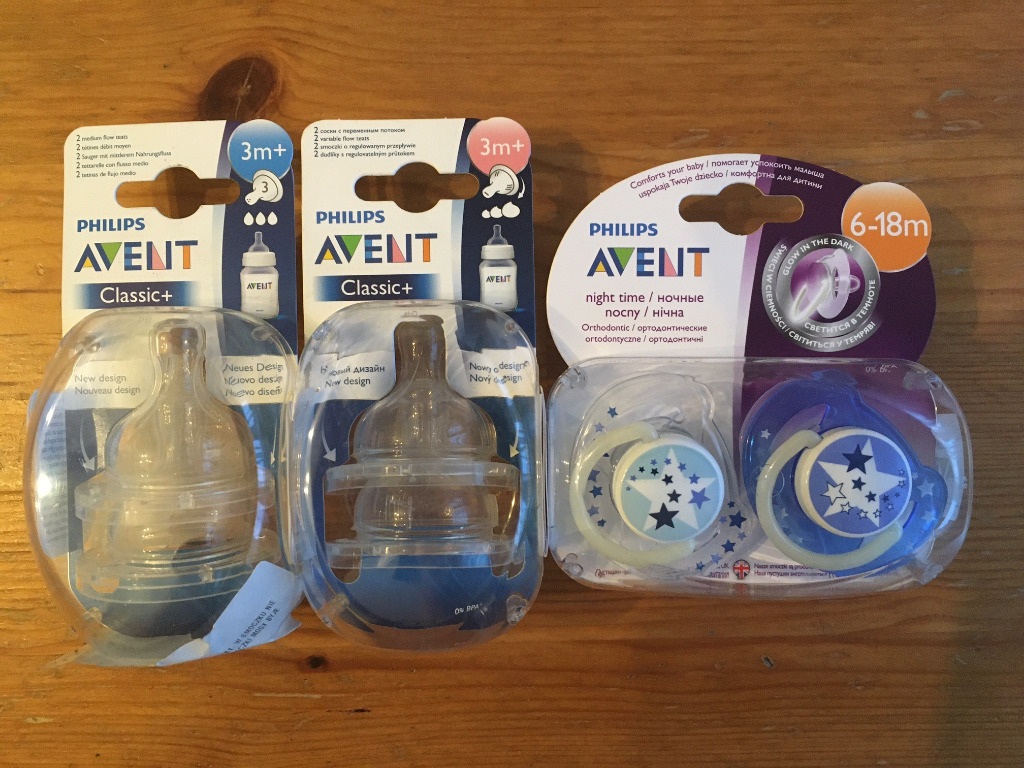 Smoczki na butelkę Avent Classic+ 3m+ 4 sztuki | Jaworzno | Kup teraz ...