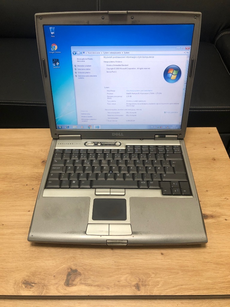 Laptop DELL LATITUDE D610 PP11L Kraków Licytacja na Allegro Lokalnie
