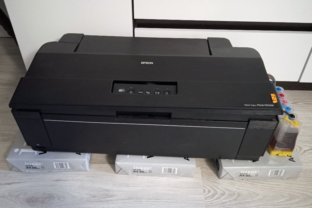 DRUKARKA FOTOGRAFICZNA A3+ Epson 1500W jak L1800 Pieńsk Licytacja