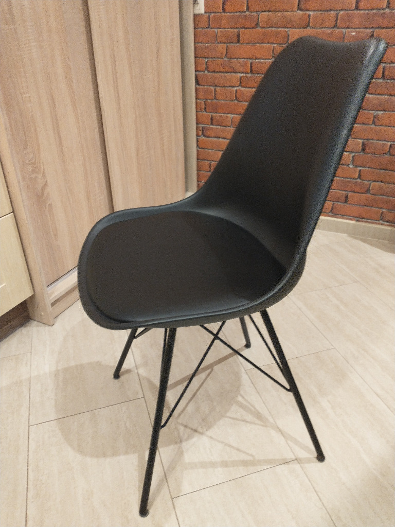 4 krzesła KLARUP Jysk ekoskóra Pniewy Kup teraz na Allegro Lokalnie