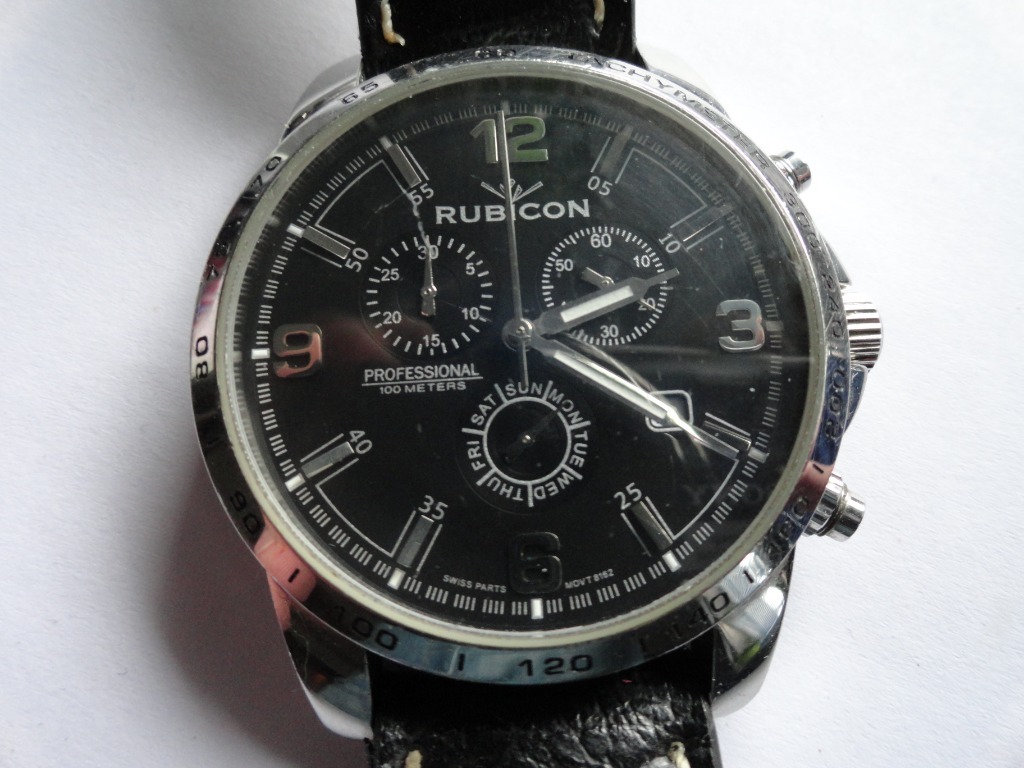 RUBICON Chronograph PROFESSIONAL SWISS Gdańsk Kup teraz na Allegro