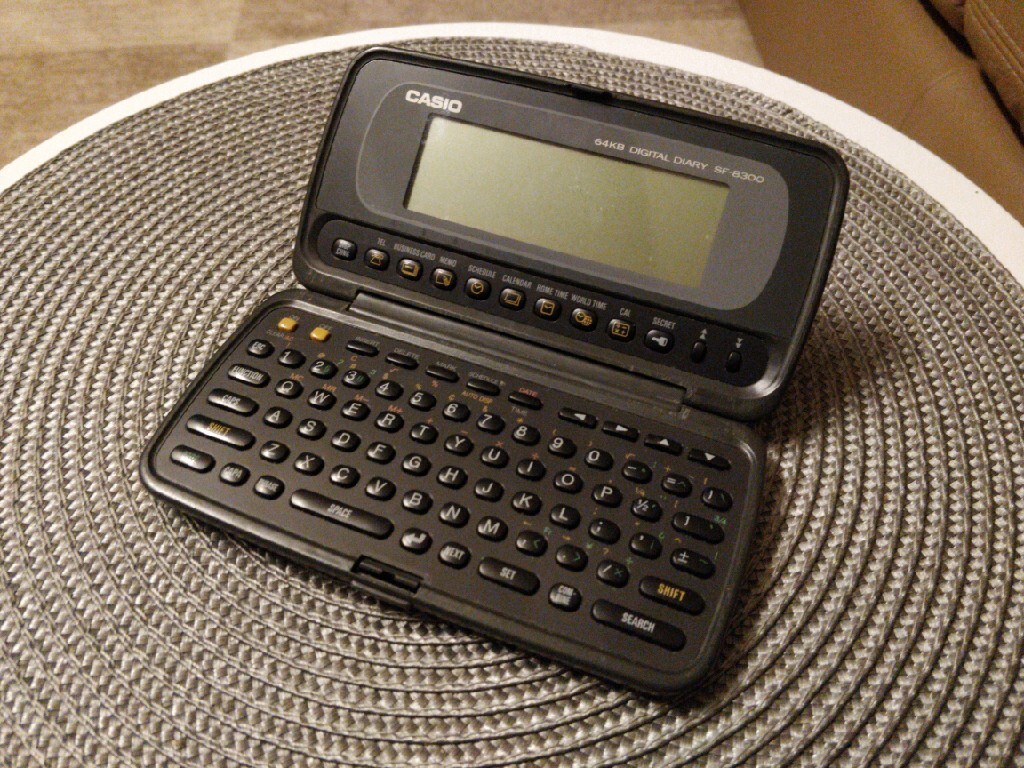 Elektroniczny notatnik Casio PDA retro Kraków Kup teraz na Allegro