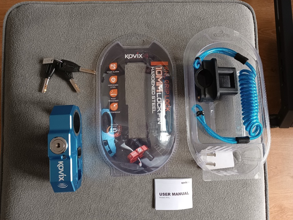 Grip lock z alarmem niebieski KOVIX Oborniki Śląskie Kup teraz na