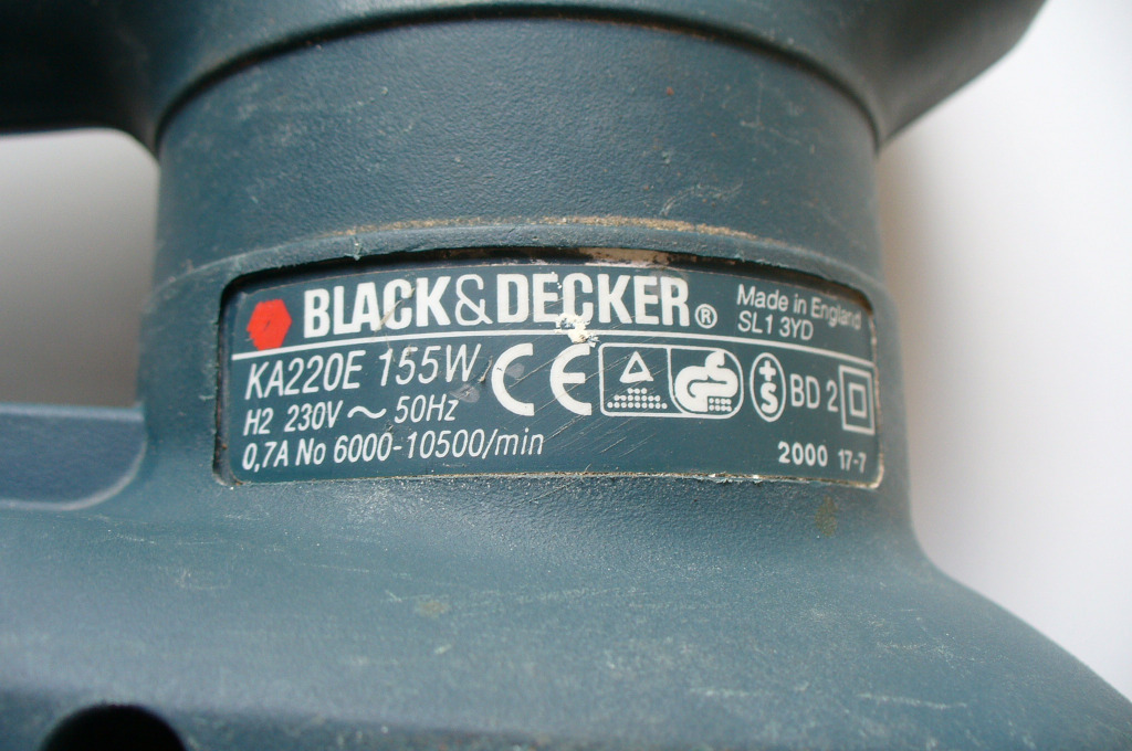 Szlifierka Black&Decker KA220E regulacja obrotów | Lędziny | Kup teraz ...