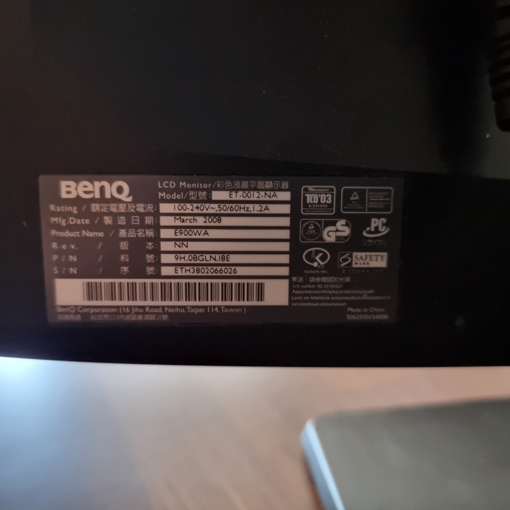 Monitor Benq E900WA LCD | Zielonka | Licytacja na Allegro Lokalnie