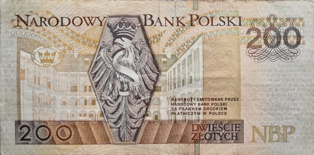Banknot 200 zł PLN złotych seria AA 1994r | Skierniewice | Kup teraz na ...
