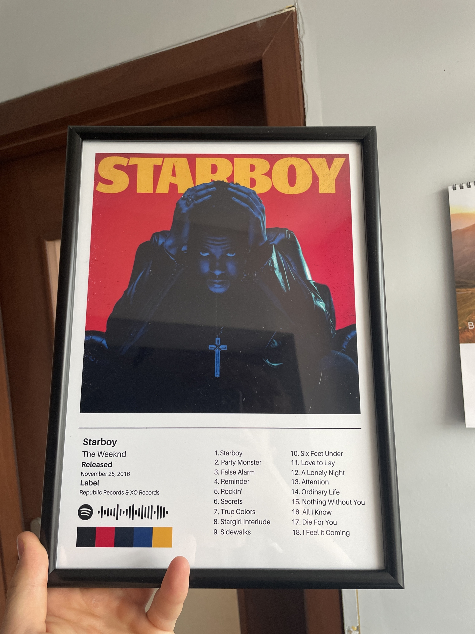 Plakat Muzyczny The Weeknd A4 + ramka | Szczecinek | Kup teraz na ...