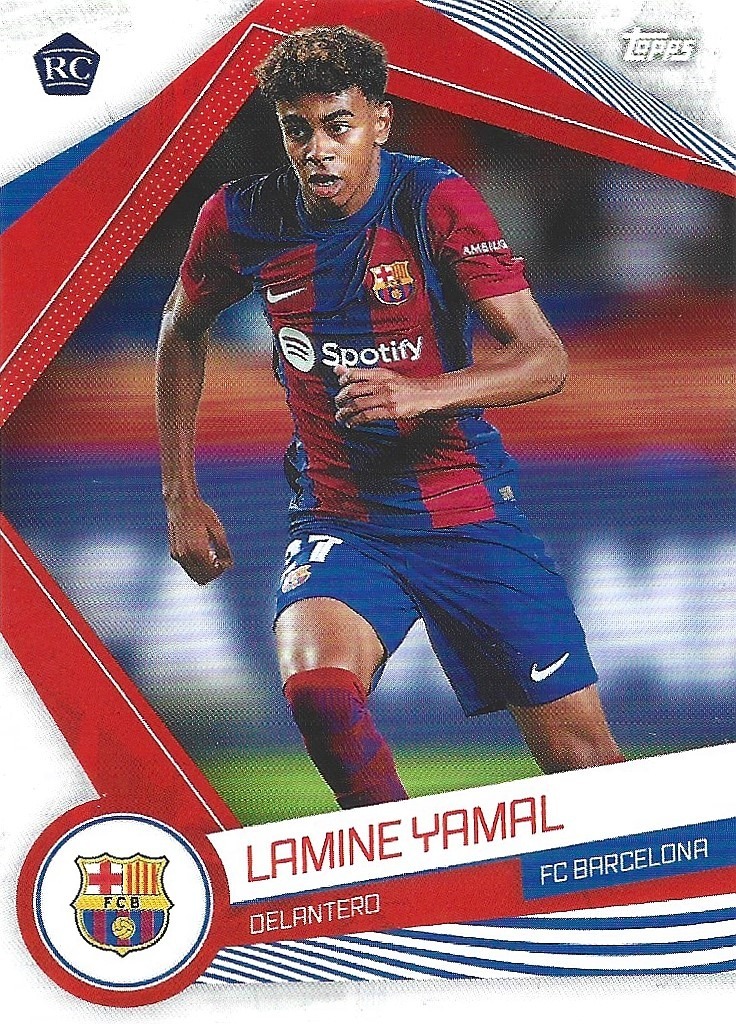 TOPPS FAN SET FC BARCELONA 2023 2024 LAMINE YAMAL ROOKIE