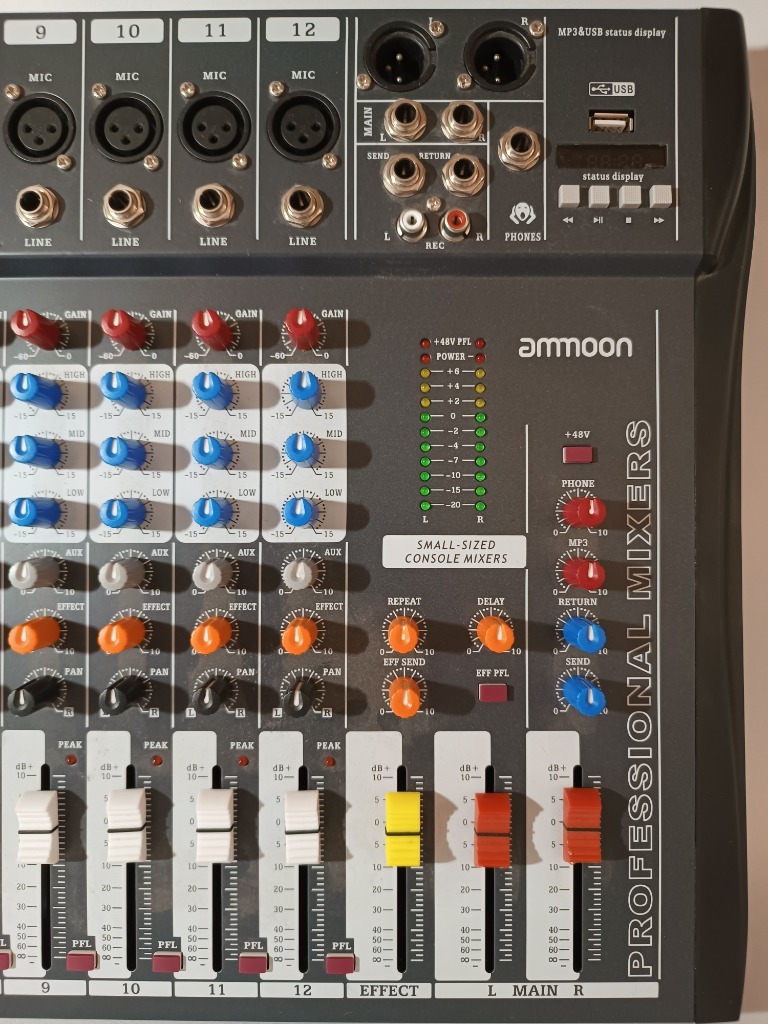 Konsola Mixer AMMON 120SUSB 12 kanałów Sosnowiec Kup teraz na