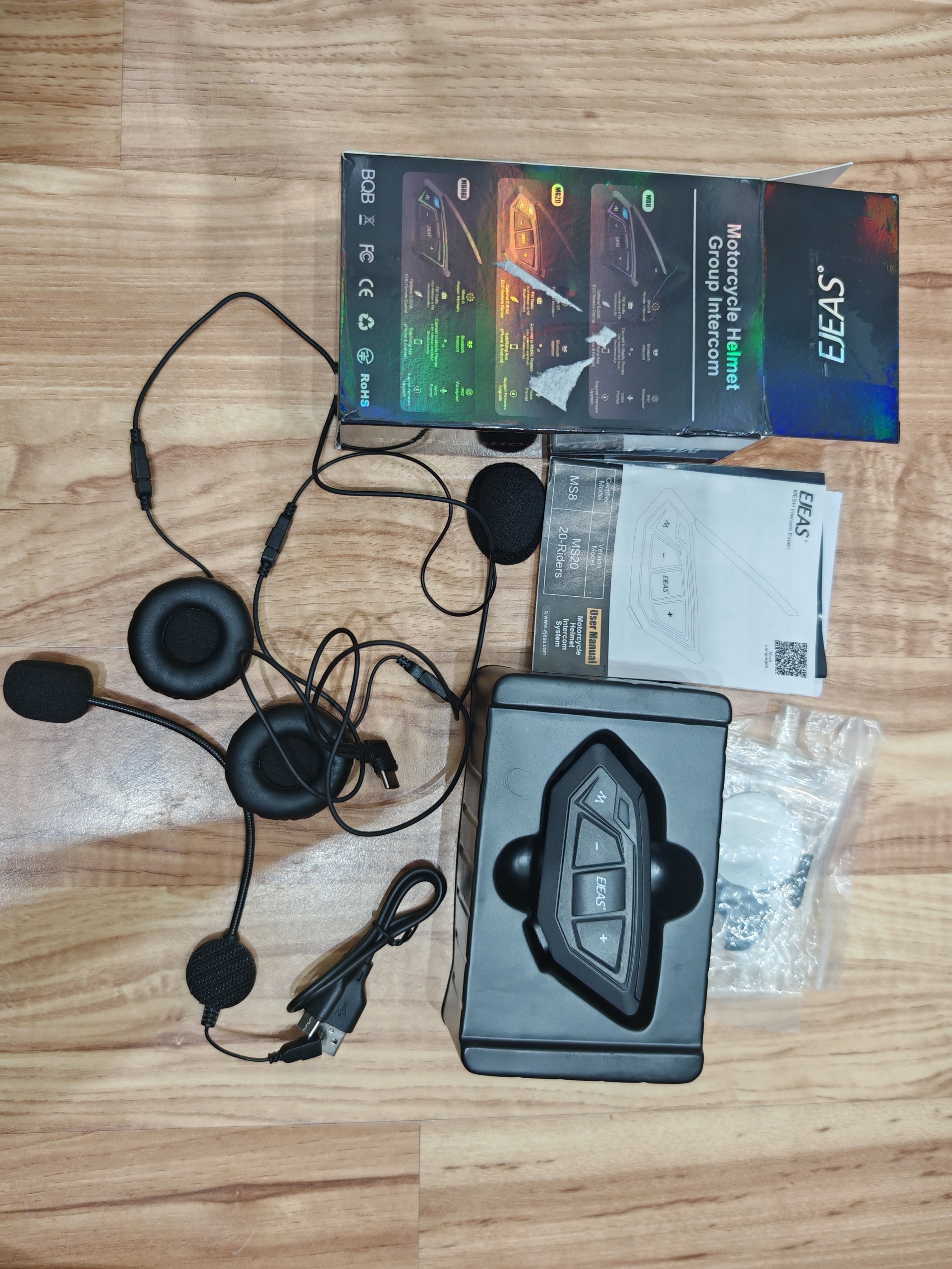 ІНТЕРКОМ МОТОЦИКЛЕТНИЙ EJEAS MS20 MESH 