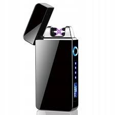 Плазменная USB зажигалка черная супер подарок