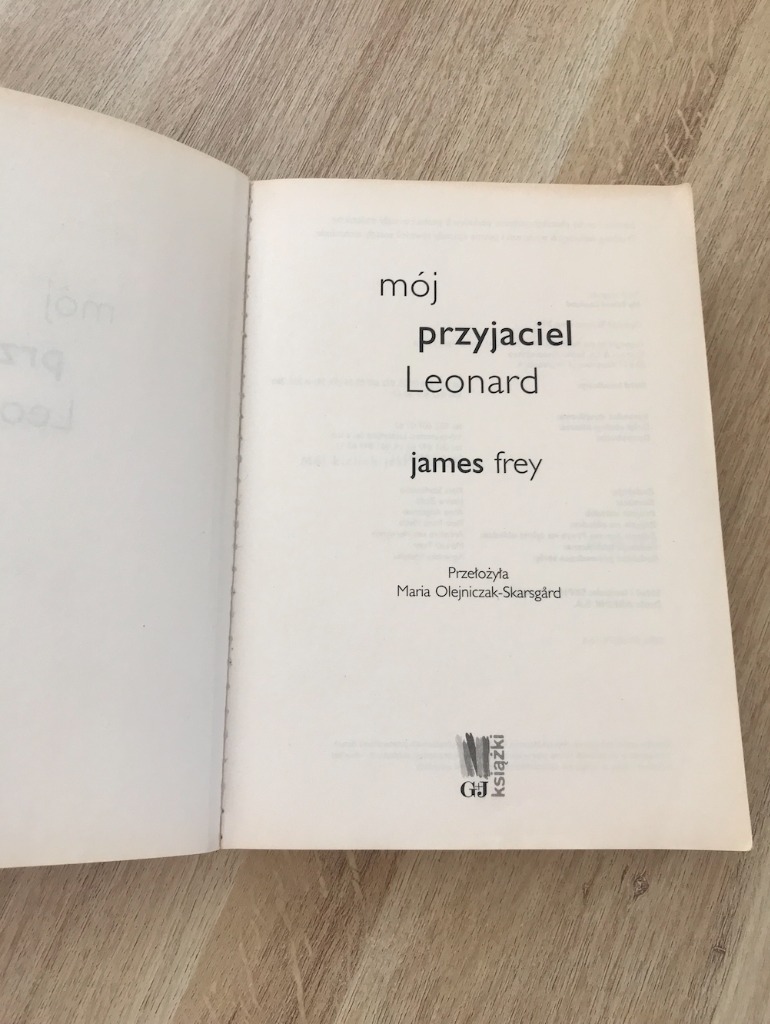 James Frey Mój Przyjaciel Leonard Chomikuj