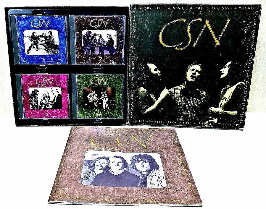 CROSBY STILLS & NASH / CSN / 4CD BOX SET / POTĘŻNY WYBÓR NAGRAŃ 1991 ...