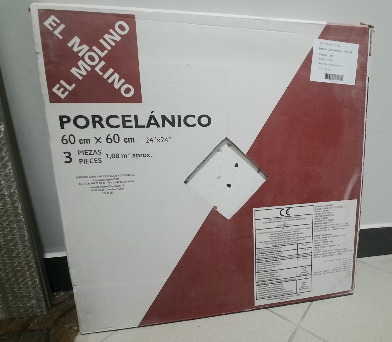 Tesla blanco 60x60
