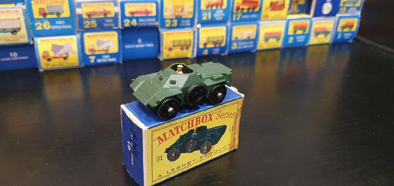 Matchbox Lesney No 61 Ferret Scout Car Legionowo Ogłoszenie na