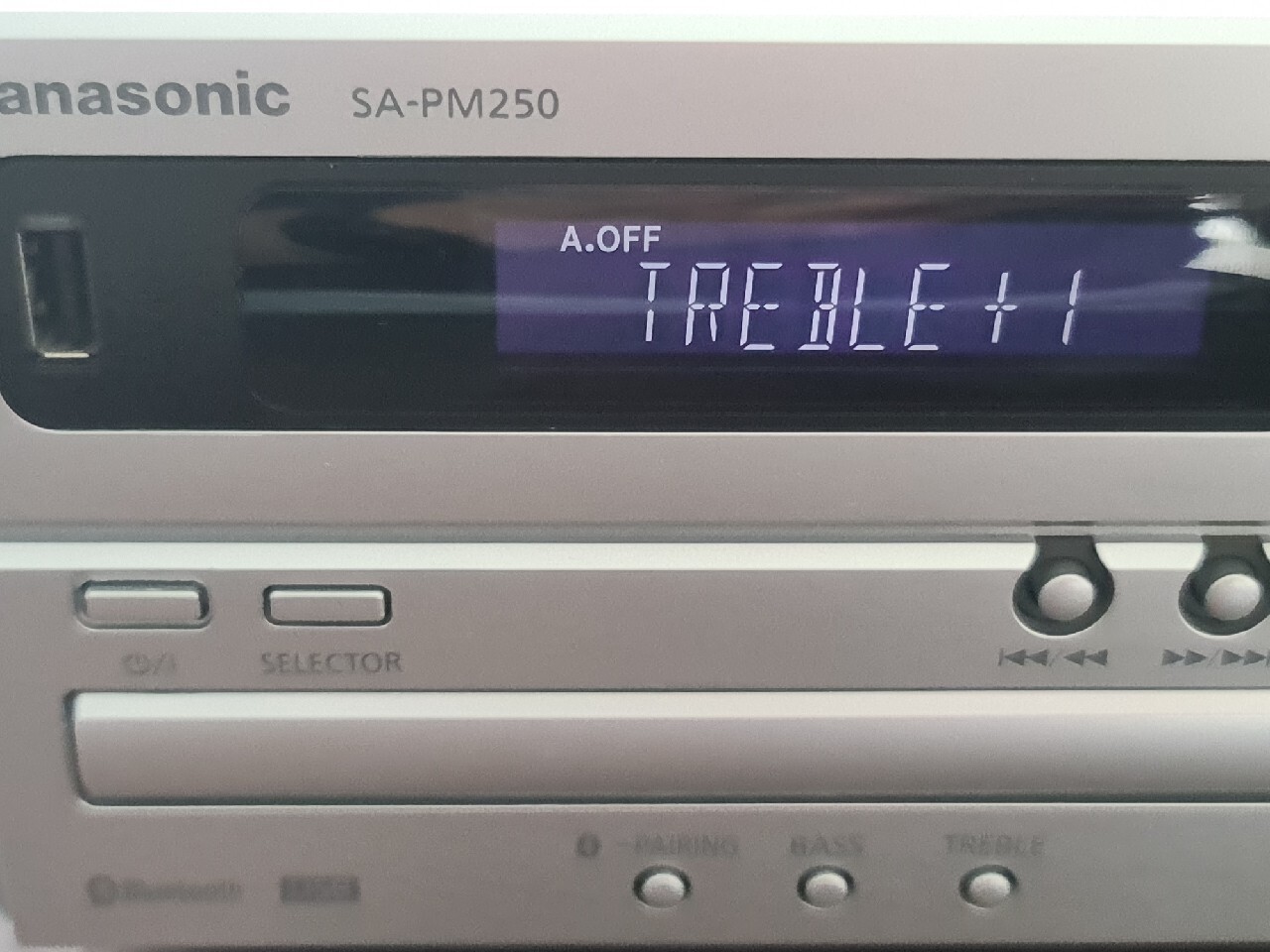 Wieża Panasonic SAPM250. Bluetooth, USB, CD Kraków Kup teraz na Allegro Lokalnie