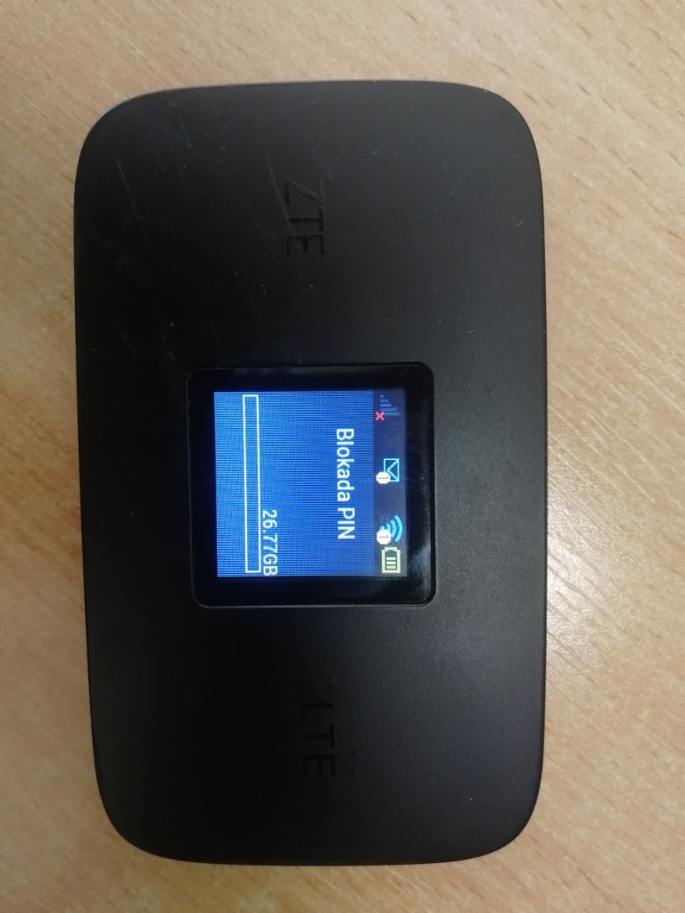 Router Modem na SIM ZTE MF971V WiFi LTE Olsztyn Licytacja na