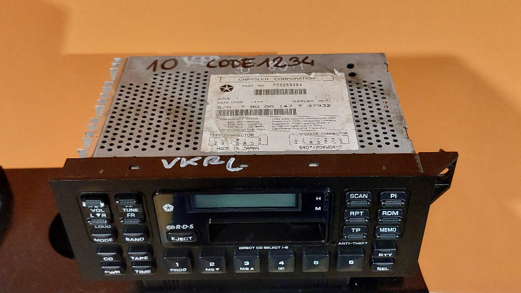 Radio Jeep XJ ZJ Chrysler 300 Grand Brzozów Kup teraz na Allegro