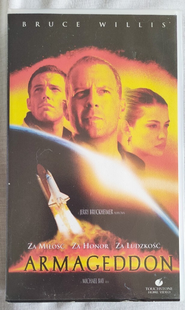 Armagedon film VHS M. Baya B. Willis i B.Affleck Konin Kup teraz na