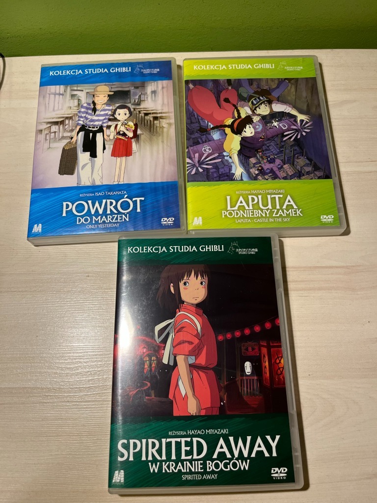 KOLEKCJA STUDIA GHIBLI 5 PŁYT LIMITOWANE!!! Kraków Licytacja na