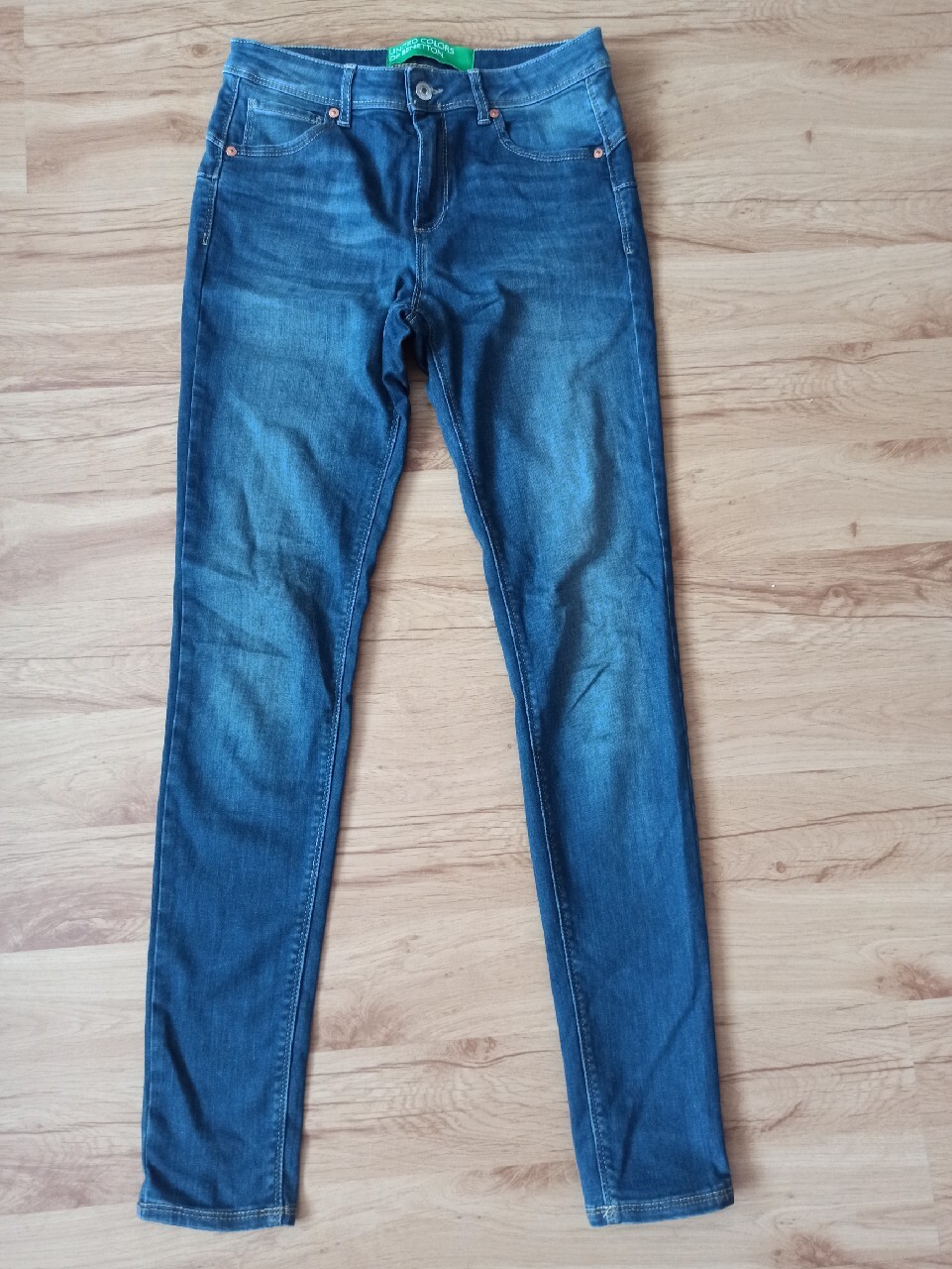 Benetton Jeansy Benetton Skinny Pin Up Jeans Benetton Jeans