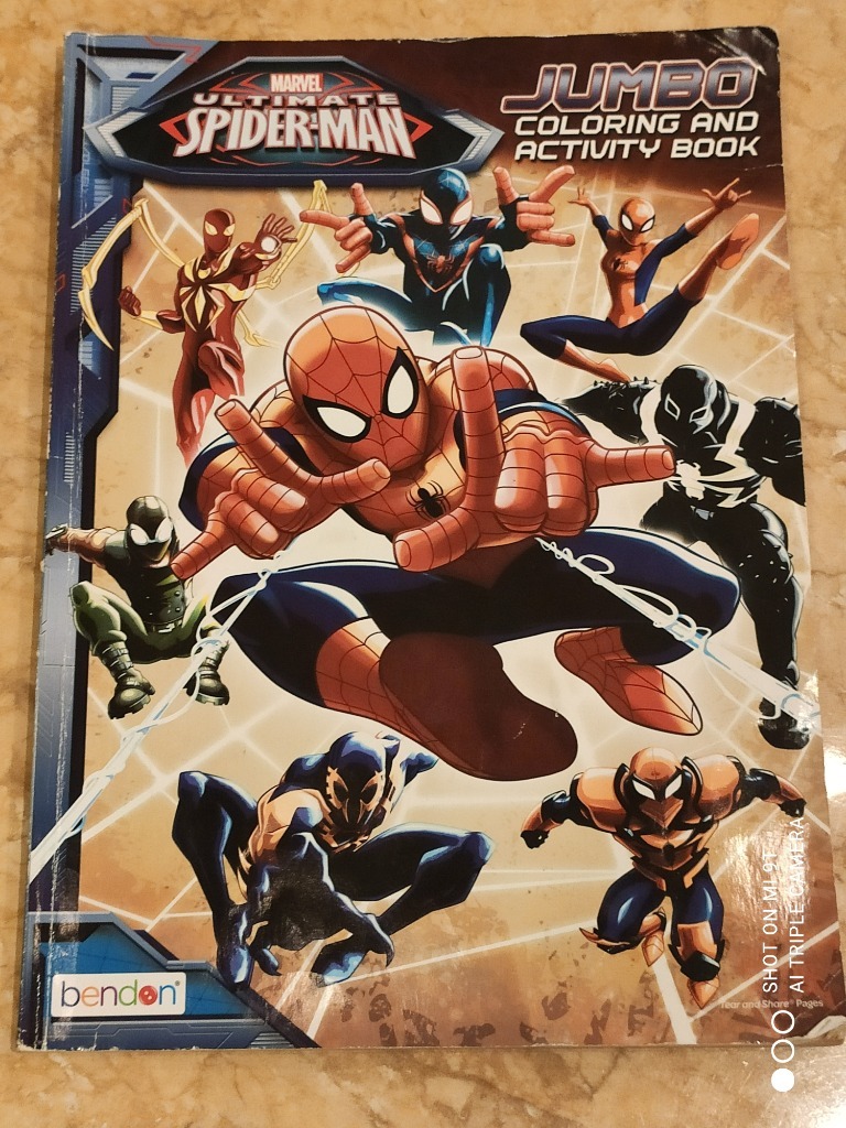 Marvel Ultimate Spider-Man Jumbo Coloring & Activity Book