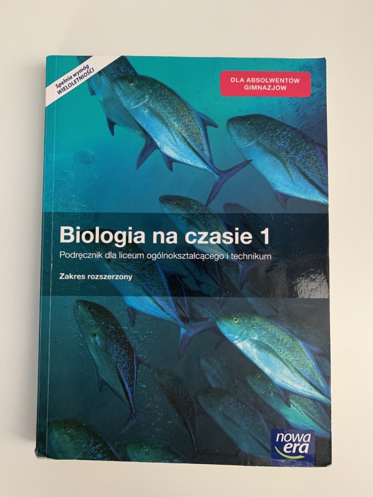 Biologia Na Czasie 1 Zakres Rozszerzony