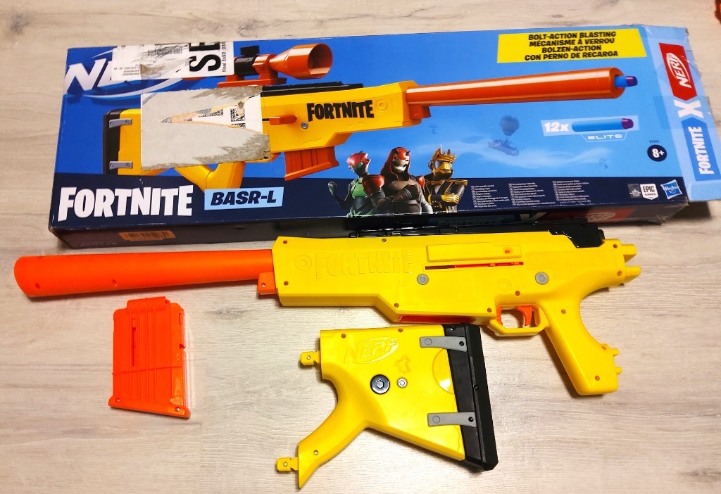 Karabin Nerf Fortnite BASRL E7522 Dębno Kup teraz na Allegro Lokalnie