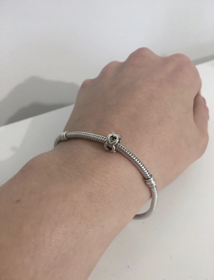 Oryginalny charms Pandora separator w serduszka Warszawa Kup teraz