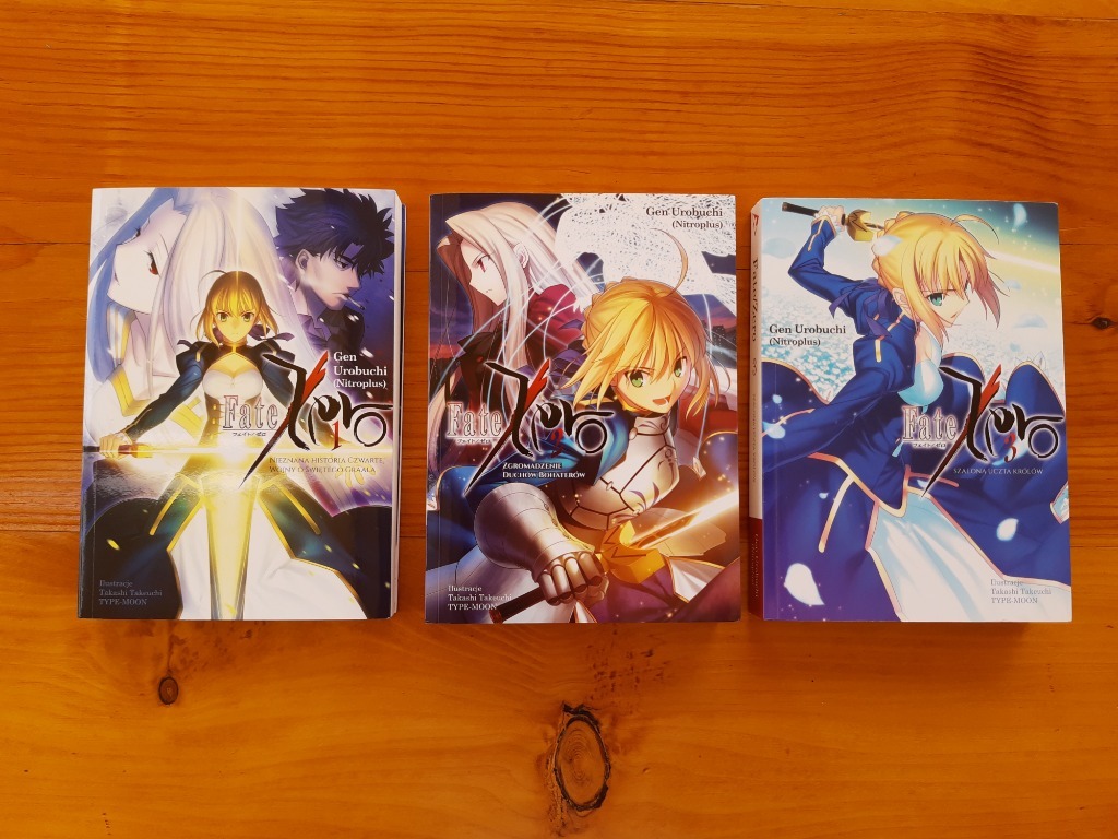 Fate/Zero light novel tom 1-3 | Wrocław | Kup teraz na Allegro Lokalnie
