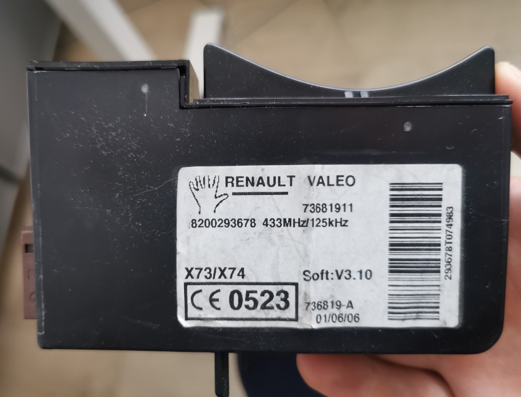 ЗАМОК ЗАПАЛЕННЯ REANULT LAGUNA 2 8200293678 