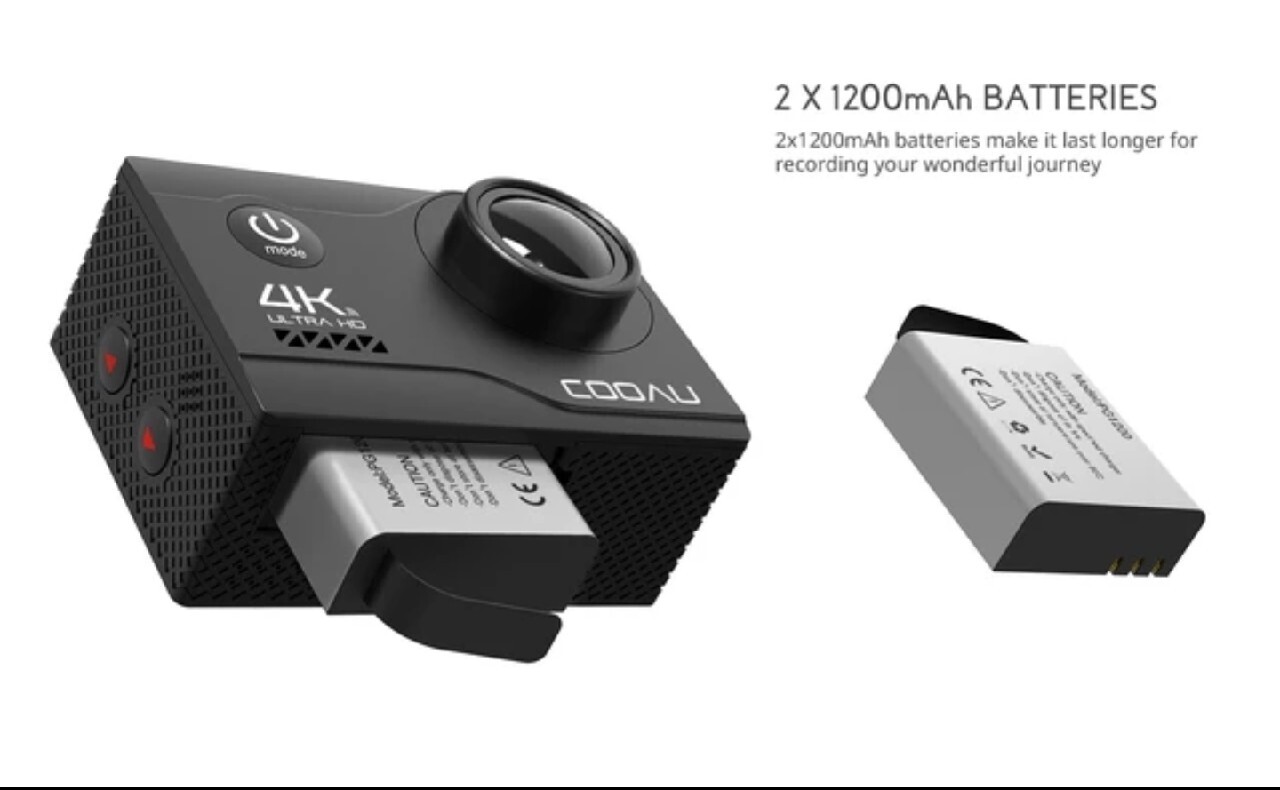 COOAU 4K Action Cam 20MP WiFi Kamera sportowa Tczew Licytacja na