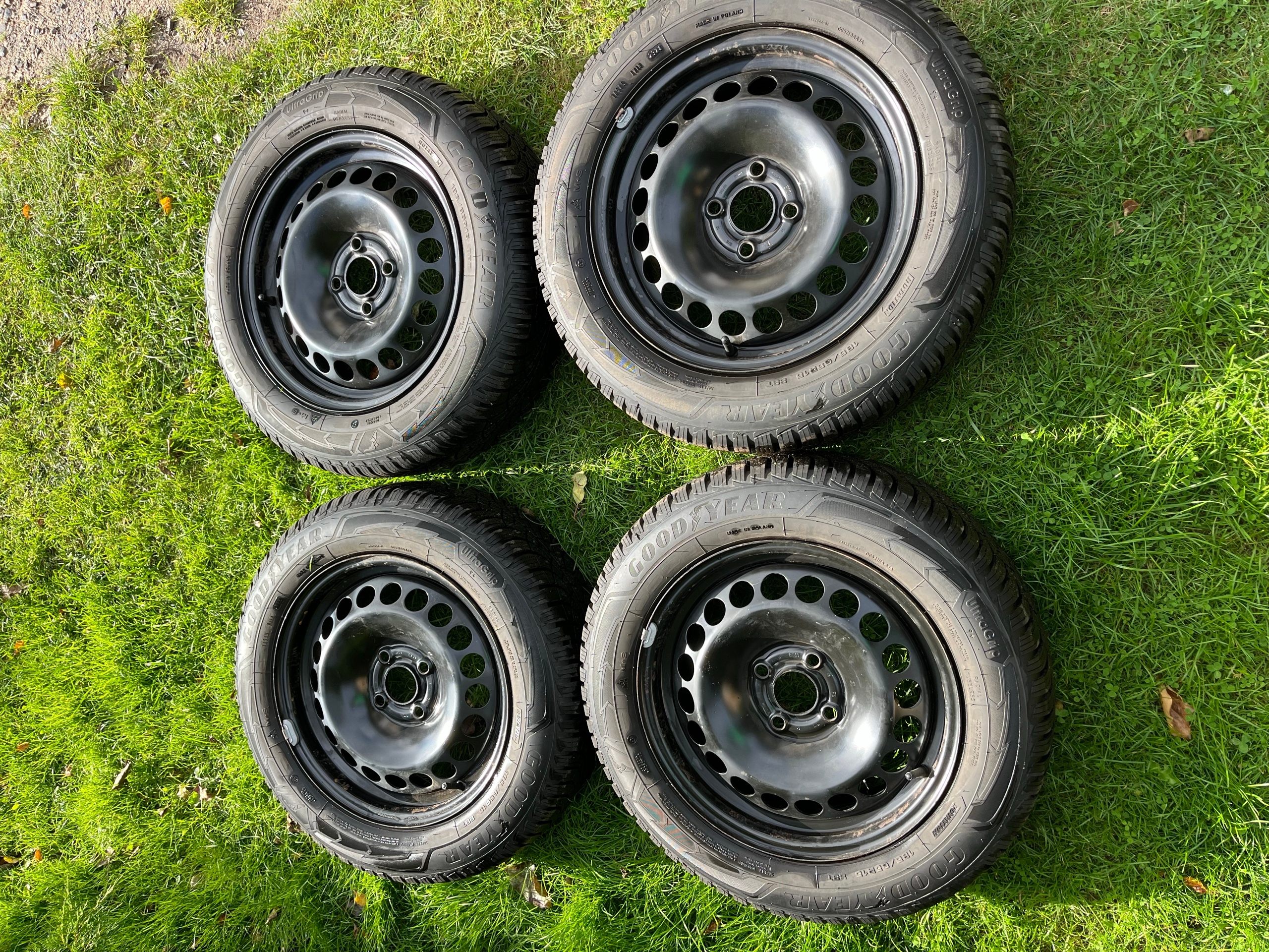 КОЛЕСА ЗИМОВІ GOODYEAR 185/65R15 4X100 OPEL/ PUNTO EVO 