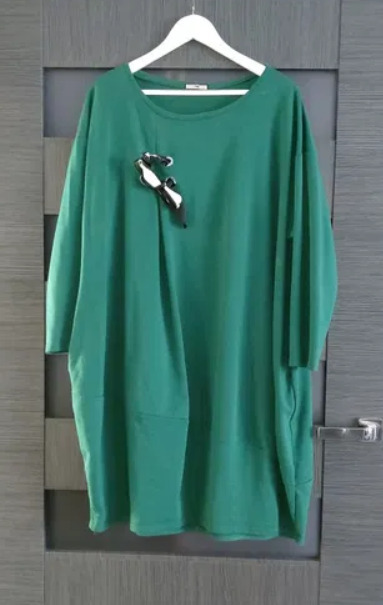 Taffi bombka Ajana sukienka zielona 46-54 bawełna | Gliwice | Kup teraz na  Allegro Lokalnie