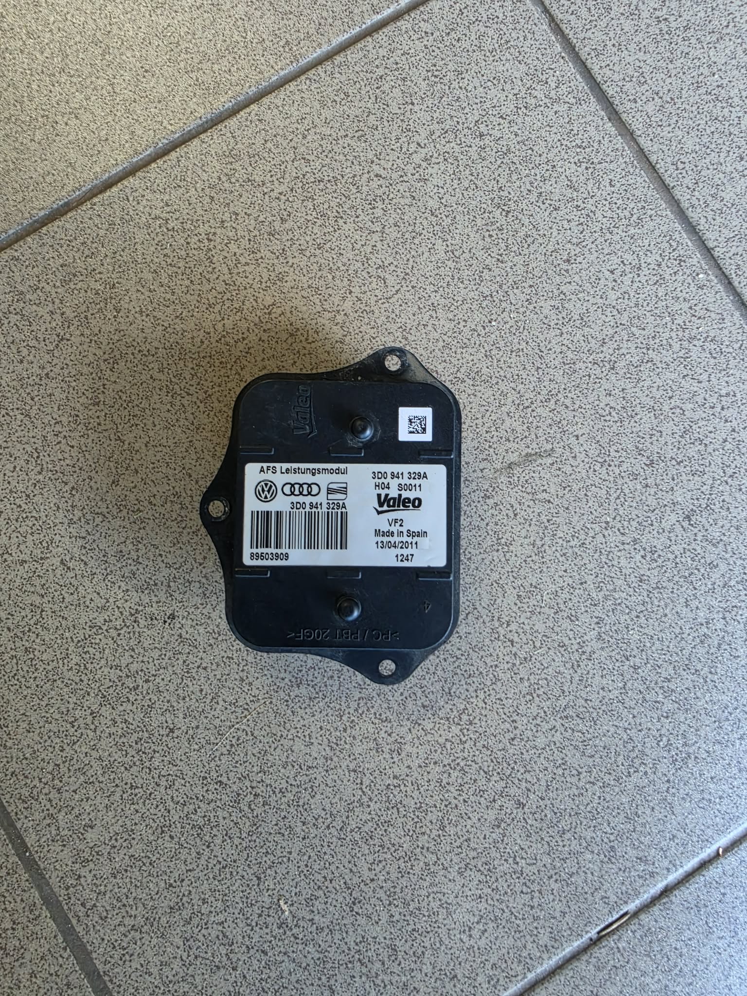 МОДУЛЬ ПОВОРОТА VALEO AFS AUDI SEAT VW 3D0941329A 