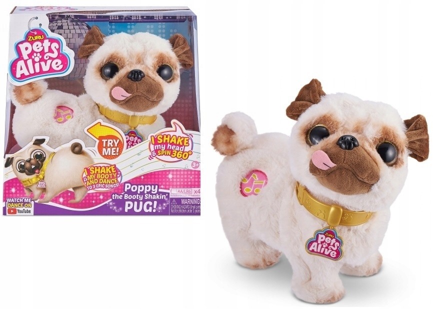 PETS ALIVE MOPS PIES PUG ZABAWKA INTERAKTYWNA Radom Kup teraz na
