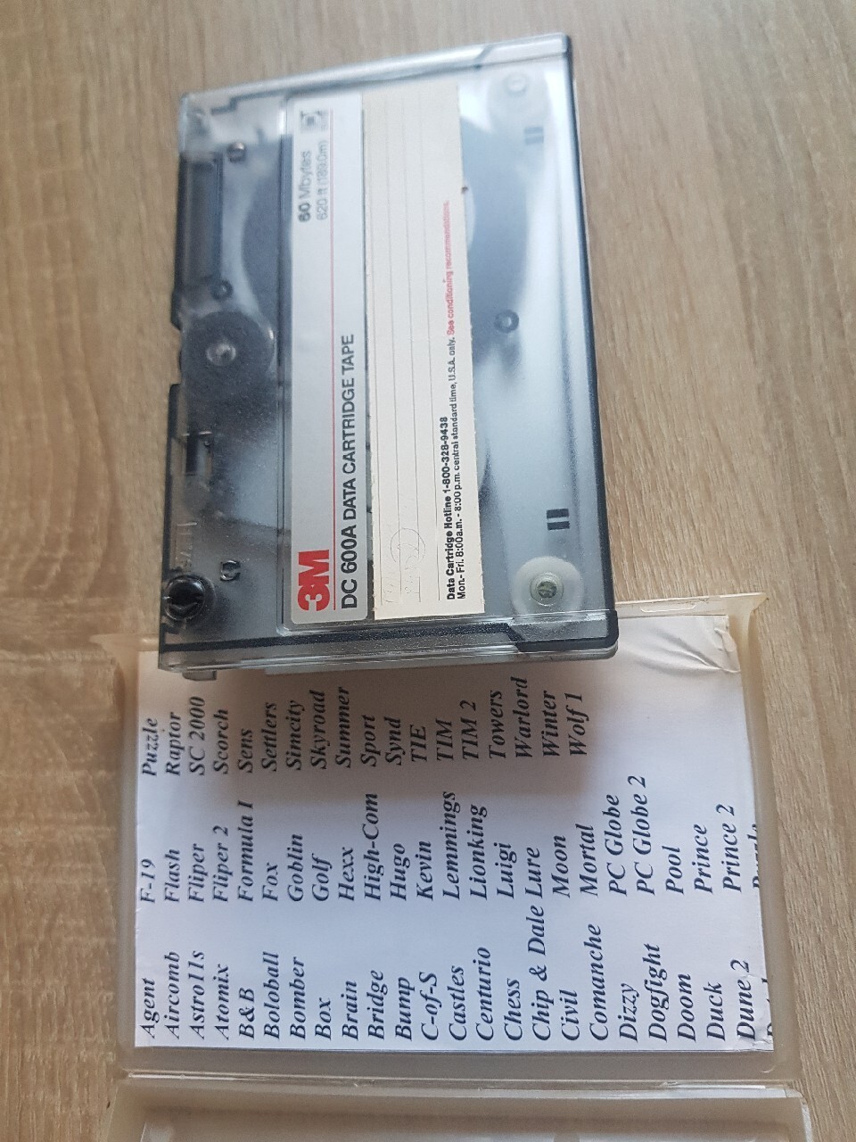 3M60 Mbytes 620 ft DC 600A DATA CARTRIDGE TAPE Gliwice Kup teraz na