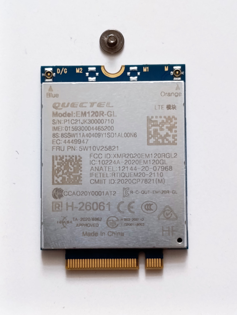 Modem GSM WWAN Quectel Lenovo EM120RGL LTE Lenovo | Poznań | Kup teraz ...