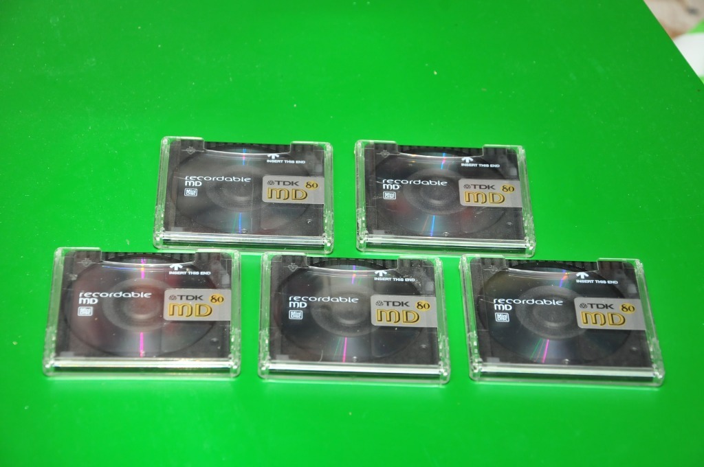 MiniDisc MD TDK 80 komplet 5 szt. Dąb Polski Kup teraz na Allegro