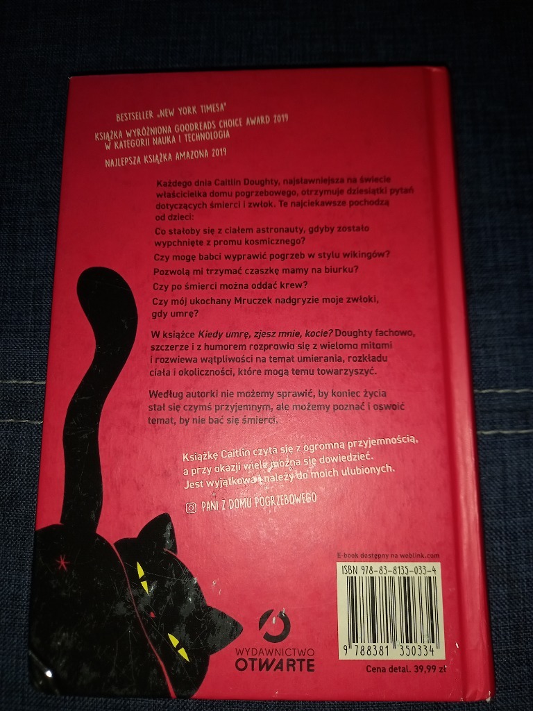 Kiedy Umrę Zjesz Mnie Kocie