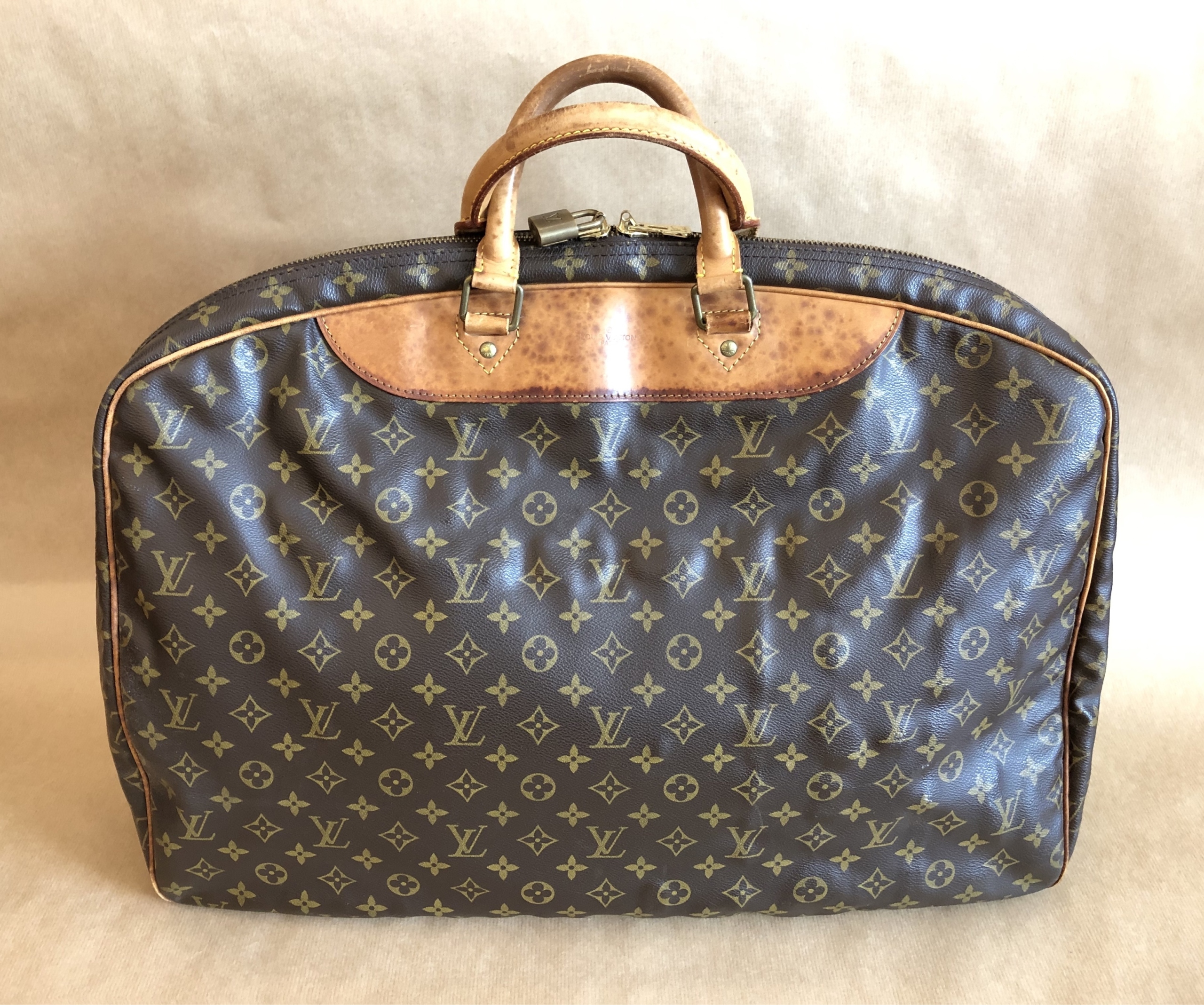 LOUIS VUITTON Auth Walizka Monogram LV Torba podróżna Case Duży pasek na  ramię 2